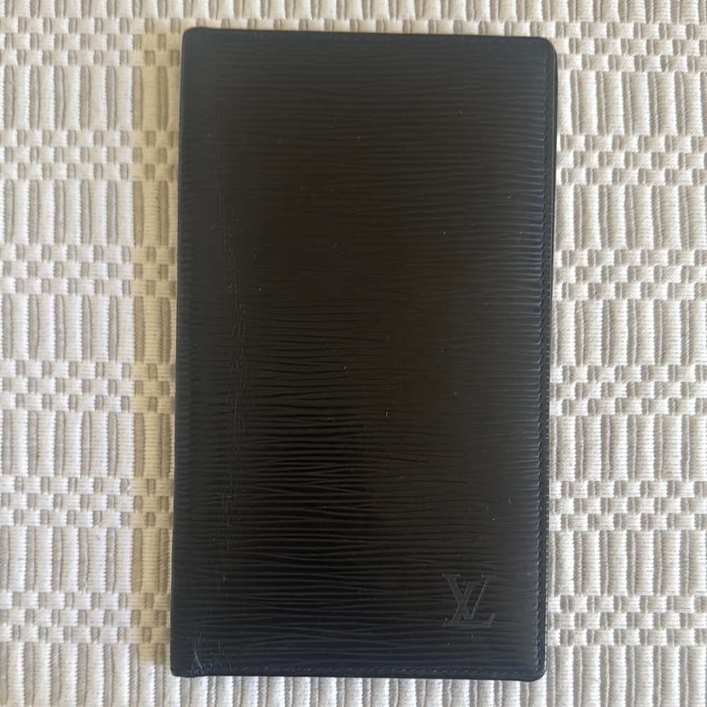 Louis Vuitton Ebony Leather Card Holder